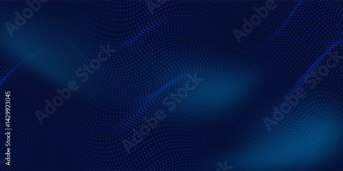 Blue Tech Finance Fintech Background Lines Abstract Pattern Modern Abstract