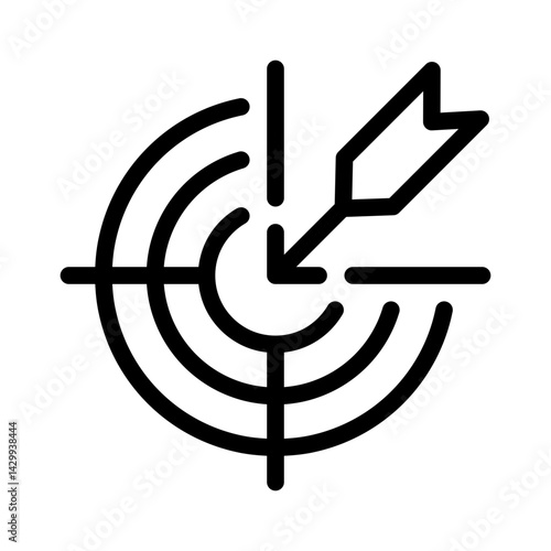 target line icon