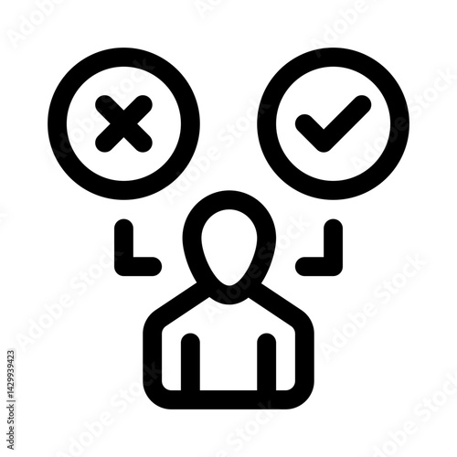 Decision Making line icon