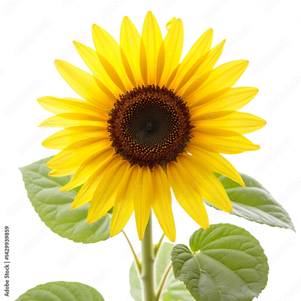 Obraz premium Yellow-Sunflower-Closeup Flower-Blossom Summer-Flower Nature-Photography Helianthus-annuus