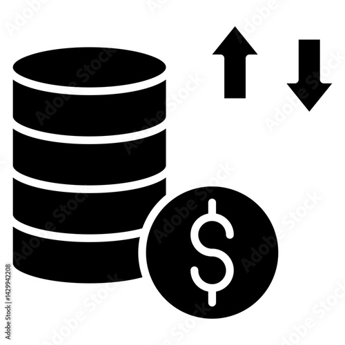 Cash Flow Icon Element For Design