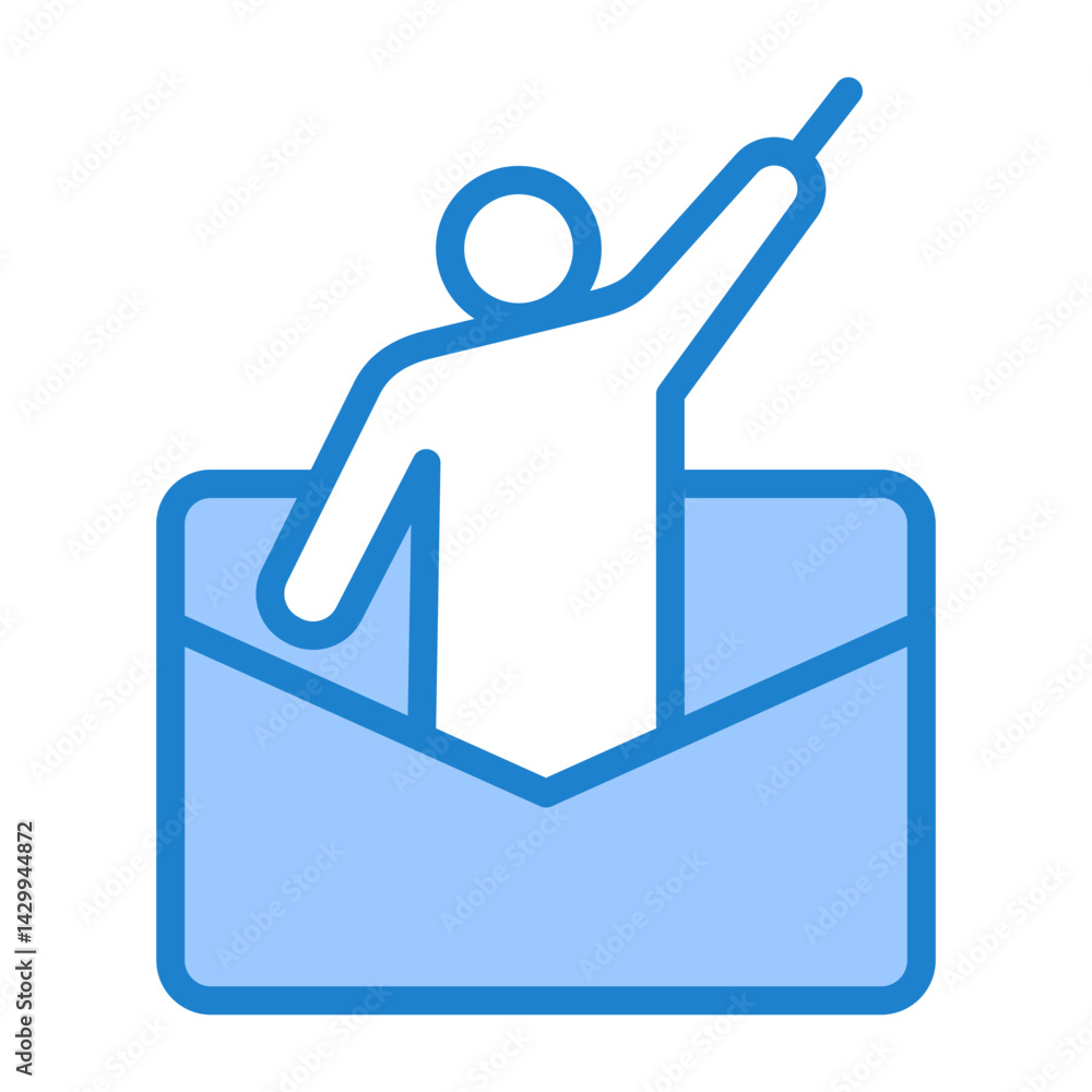 Obraz premium Email Coaching Icon