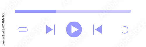 Free Download Music Player Interface Element - GFXLoad
