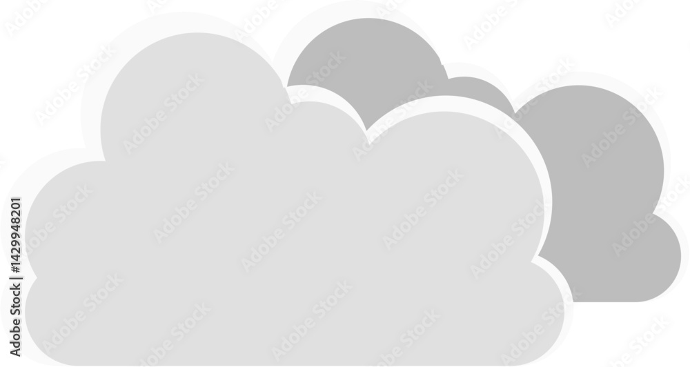 Minimal flat cloud vector illustration. Ideal for weather icons, sky backgrounds, app interfaces, kids visuals, and dreamy or peaceful-themed graphic designs. Minimal flat cloud vector illustration. Ideal for weather icons, sky backgrounds, app interfaces, kids visuals, and dreamy or peaceful-themed graphic designs.