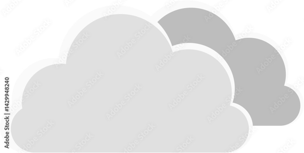 Minimal flat cloud vector illustration. Ideal for weather icons, sky backgrounds, app interfaces, kids visuals, and dreamy or peaceful-themed graphic designs. Minimal flat cloud vector illustration. Ideal for weather icons, sky backgrounds, app interfaces, kids visuals, and dreamy or peaceful-themed graphic designs.
