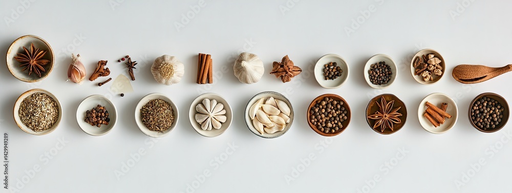 Assortment of Culinary Spices Assortment of Culinary Spices