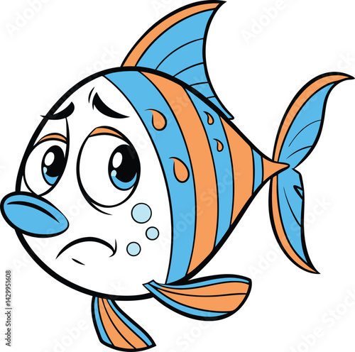 cartoon fish vector illustration