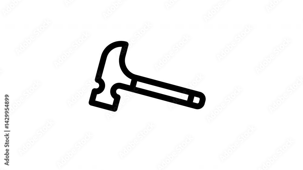 hammer animated icon hammer animated icon