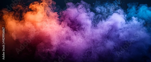 Wallpaper Mural Colorful Smoke Clouds Torontodigital.ca