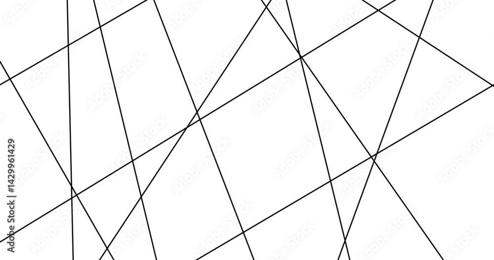 Random black chaotic lines background. Abstract geometric pattern. Modern abstract vector texture. Random black chaotic lines background. Abstract geometric pattern. Modern abstract vector texture.