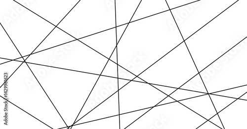 Abstract criss-cross lines geometric pattern texture contemporary background. EPS10