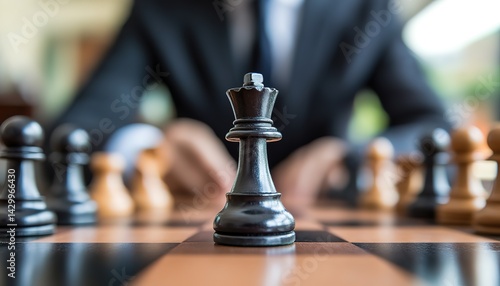 Business people planning strategy, chess concept strategy