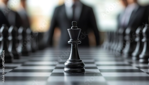 Business people planning strategy, chess concept strategy