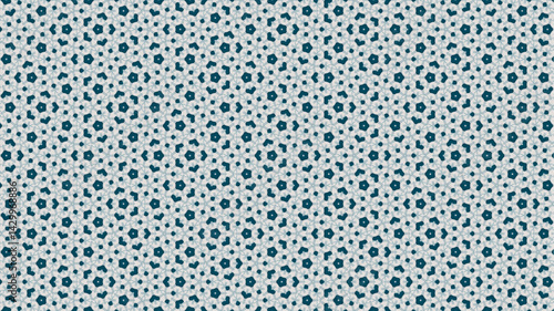 Modern geometric abstract floral organic textile pattern vector.