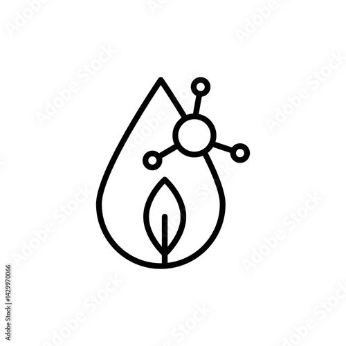 Retinol icons vector icon design. modern flat and line design