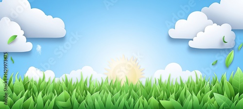Vibrant Springtime Meadow