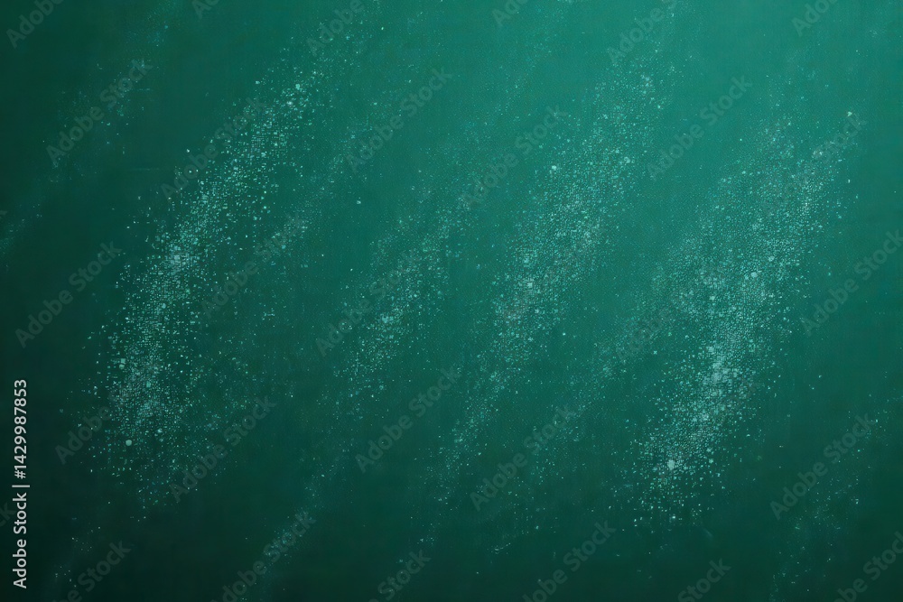 Fototapeta premium Dusty chalk texture on dark green chalkboard Rough surface, educational background , dusty, education concept, knowledge