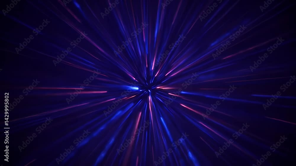 Zooming Through Glowing Light Streaks Abstract Background Slow Motion Zooming Through Glowing Light Streaks Abstract Background Slow Motion