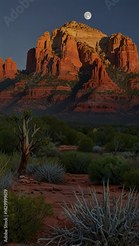 monument valley at sunset