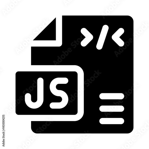 JavaScript glyph icon