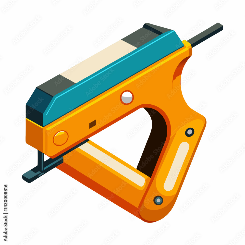 Fototapeta premium electric saw isolated on white