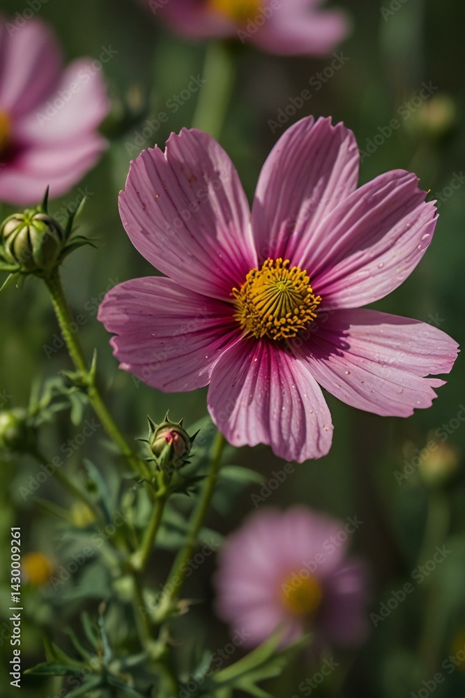 Obraz premium pink cosmos flower