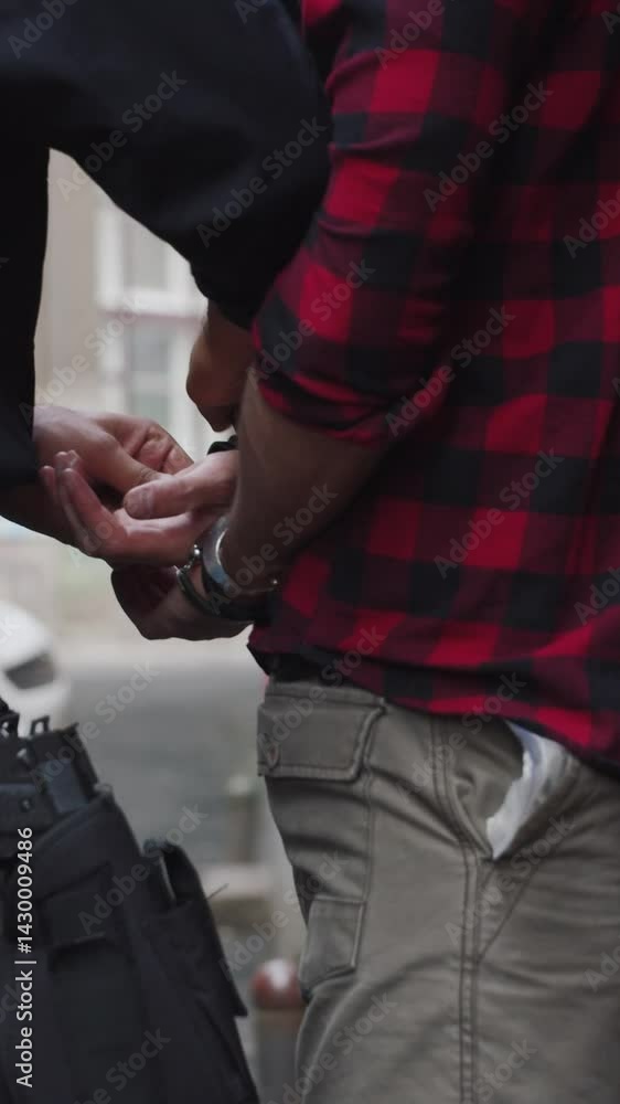 Police typically use handcuffs during arrests to ensure officer safety and control the situation Police typically use handcuffs during arrests to ensure officer safety and control the situation
