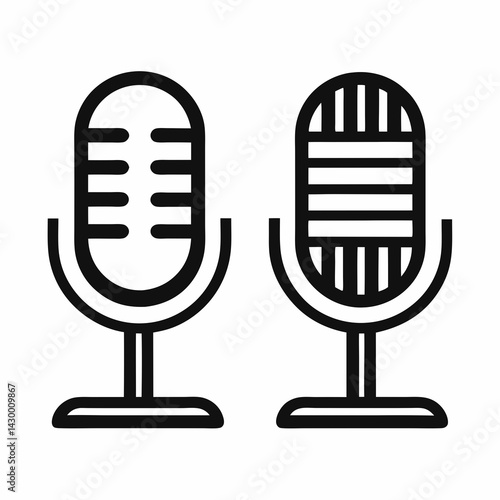 vector microphone icon