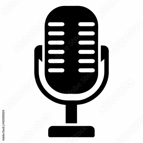vector microphone icon