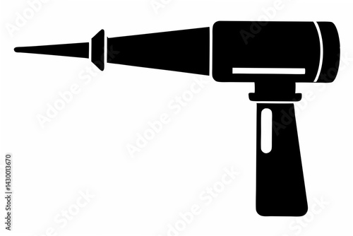 otoscope  silhouette vector 