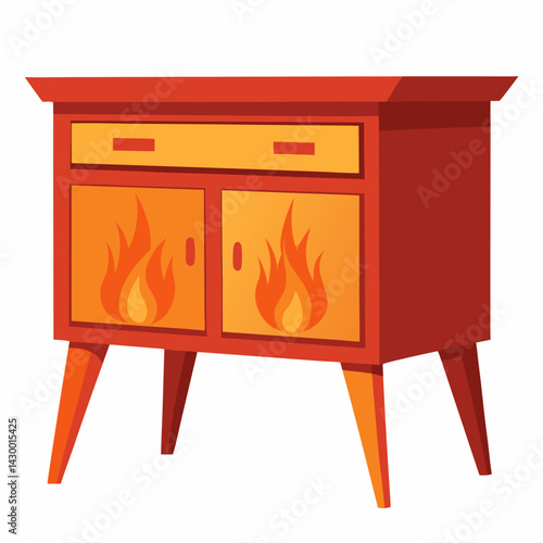 wood burning stove