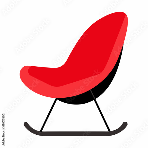 red office chair