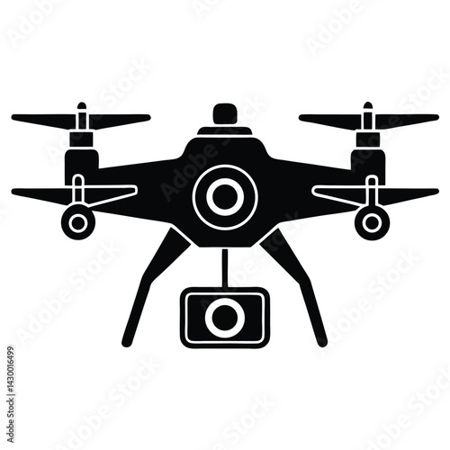 Drone with Camera Flying High