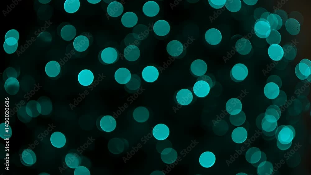 Abstract Teal Lights Glowing on Dark Background Decorative Texture Abstract Teal Lights Glowing on Dark Background Decorative Texture