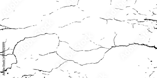 Closeup of dry fissure ground. White dried and cracked ground earth background.Gray crack on earth texture. erosion.	