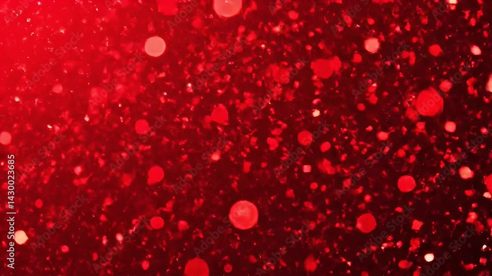 Floating Particles in Deep Red Background Slow Motion Floating Particles in Deep Red Background Slow Motion
