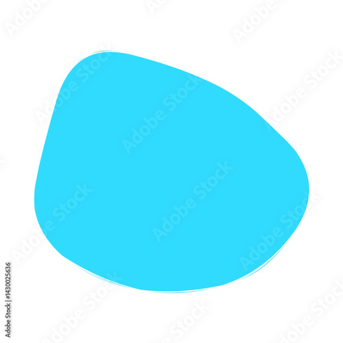 Abstract doodle shape decorative element
