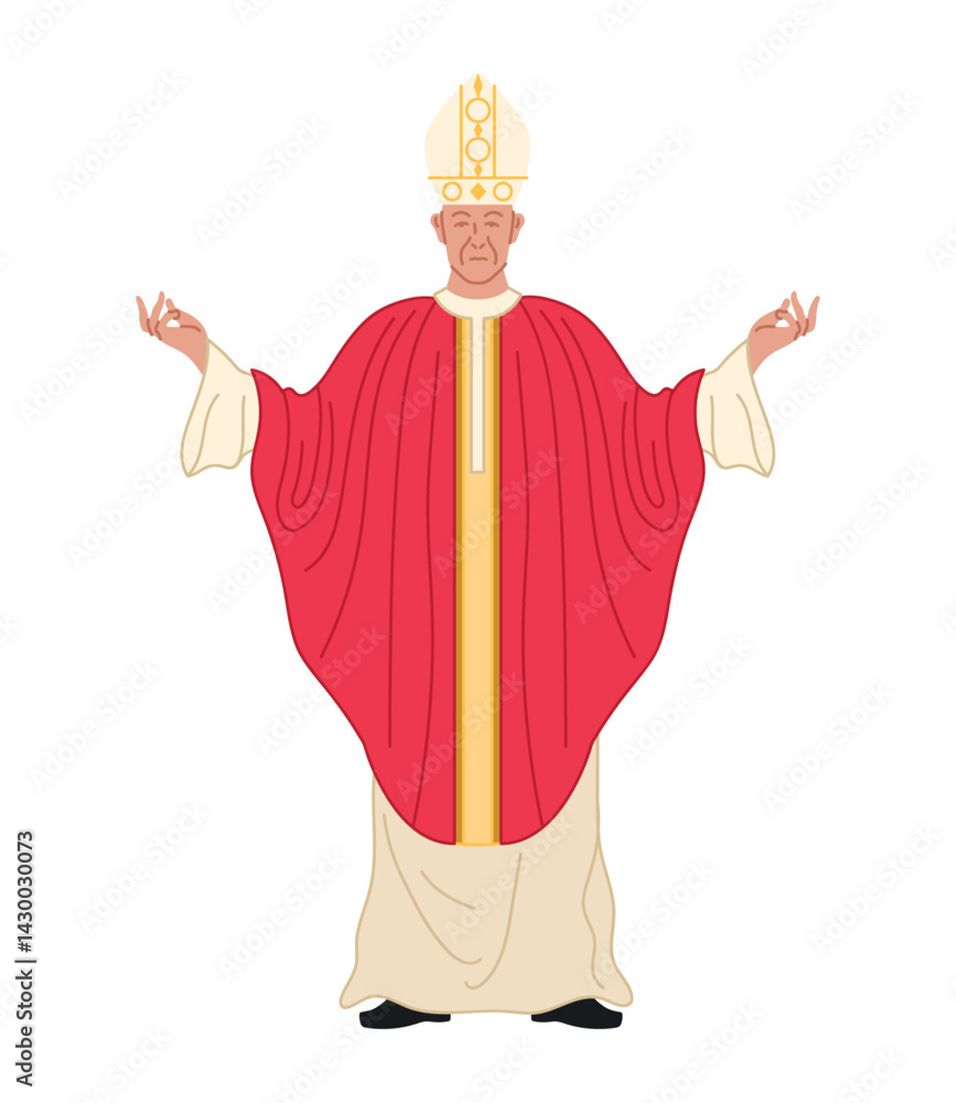 Cardinal Robes Blessing Celebration Faith Ceremony Catholic
