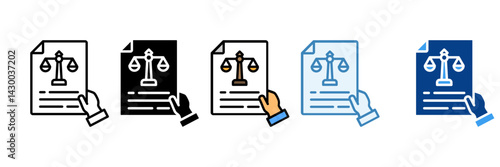 Reporting  Icon Set Multiple Style Collection