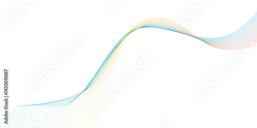 abstract blue background with waves