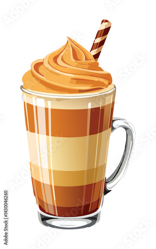 Cup of Coffee with Whipped Cream
