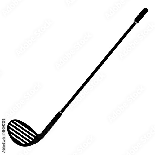 Silhouette of a golf club vector design