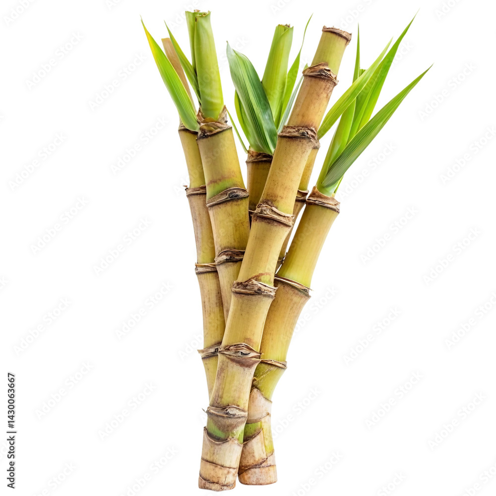 Fototapeta premium sugar cane isolated [Transparent Background PNG] 