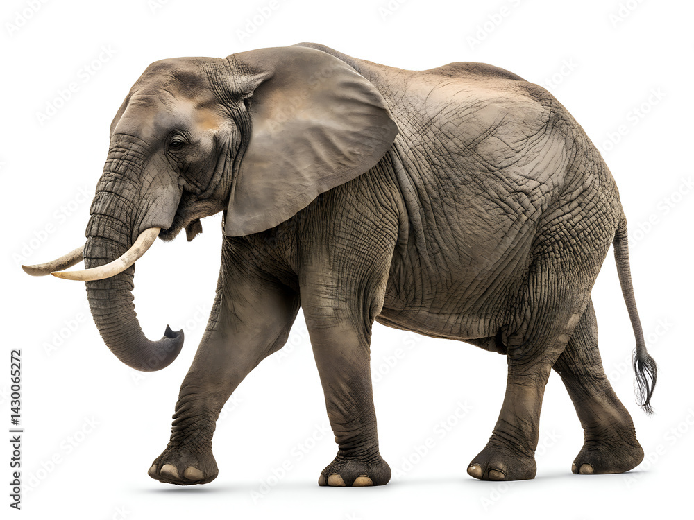 Obraz premium elephant isolated on white