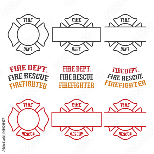 Fire Department Badges and Emblems