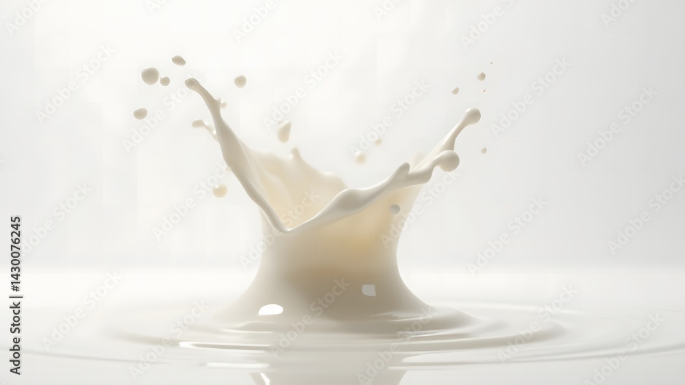 Fresh Milk Splash – High-Quality Image Fresh Milk Splash – High-Quality Image