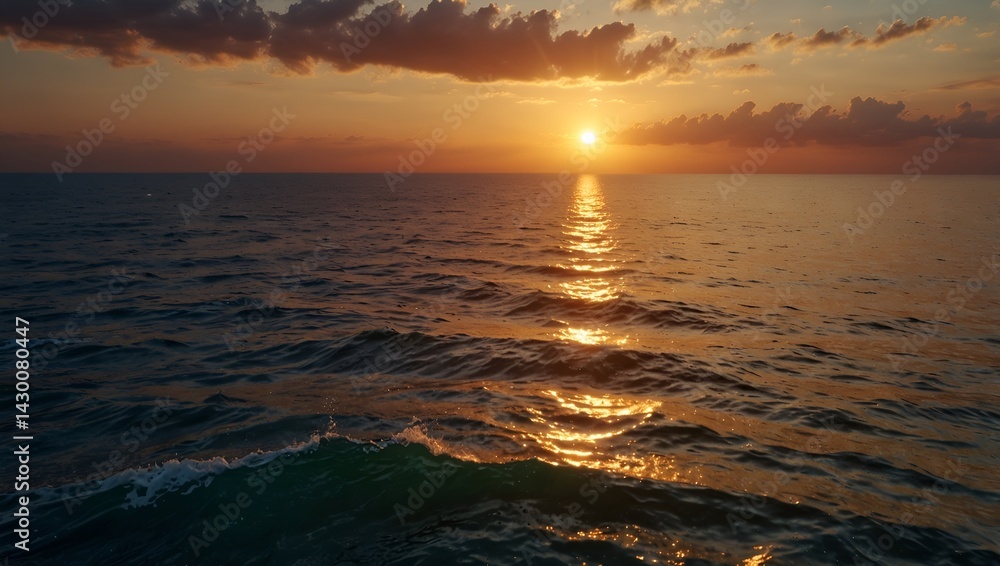 Obraz premium sunset over the sea