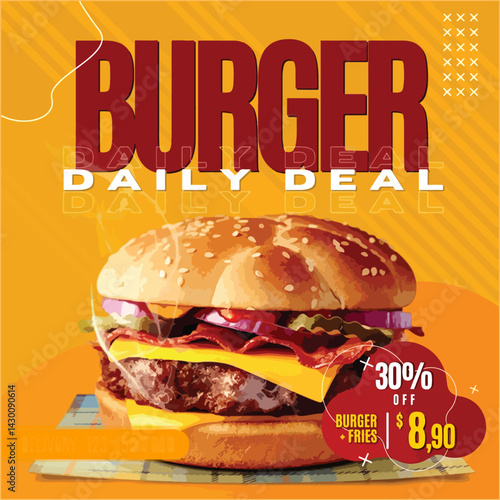 Juicy, mouthwatering burgers made with fresh ingredients – satisfaction in every bite!