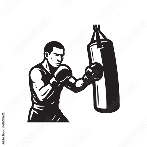 man with boxing gloves