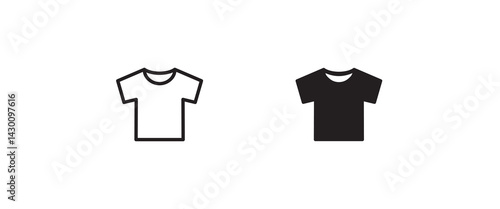 Sport t-shirt icon. Training sign. wear and tear, T-shirt human uniform vector icon, modern concept